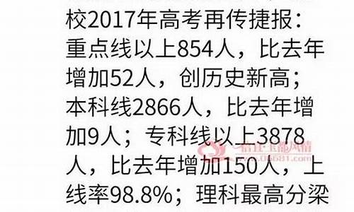 2017年信宜高考状元,2017年信宜高考状元是谁