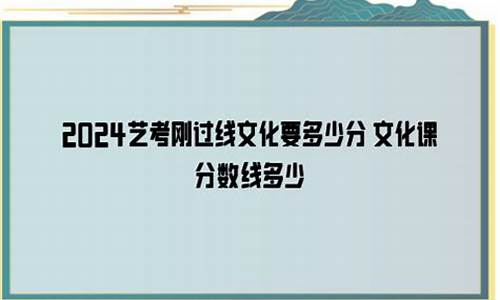 河北省艺考文化课_艺考2024文化分要求河北