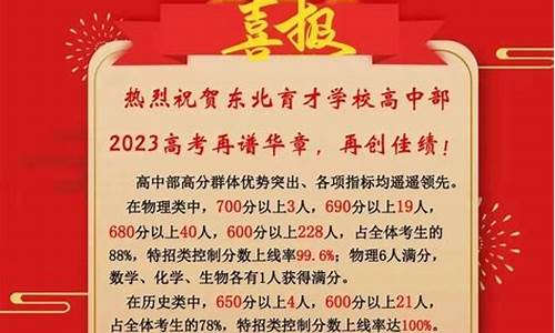 东北育才高中2021高考,东北育才2017高考成绩