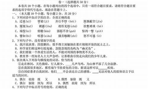 2009年山东高考语文试题及答案_2009高考语文山东