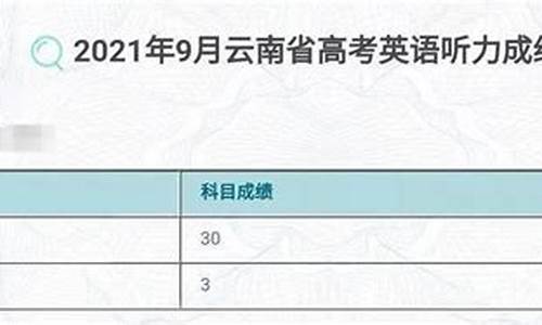 高考听力成绩7月-高考听力成绩7月份公布