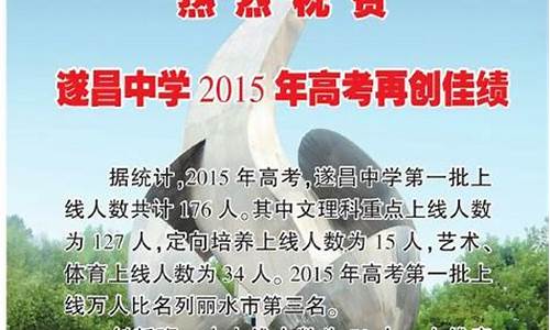 遂昌中学高考成绩2020-遂昌高考成绩