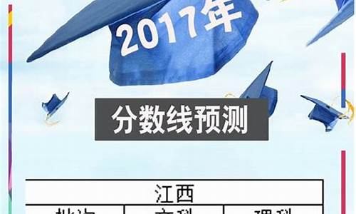 2017江西高考项目-2017年江西省高考分数线是多少